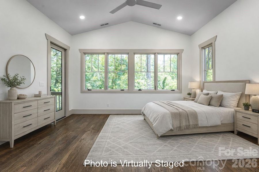 Main level primary suite