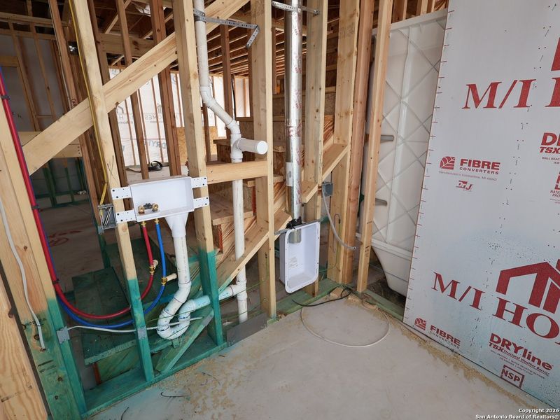 In-progress construction of a new home in Meadows at Clear Springs, New Braunfels, TX (Image 26).