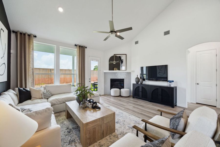 Representative furnished interior of a home built from the Hamilton by Pulte Homes in Windcress, Cove (Image 26). Representative furnished interior of a home built from the Hamilton by Pulte Homes in Windcress, Cove (Image 26).