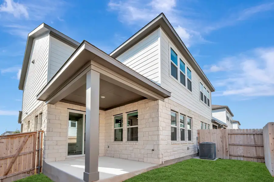 Exterior details and patio area of a home in Park Central, Georgetown (Image 4). Exterior details and patio area of a home in Park Central, Georgetown (Image 4).