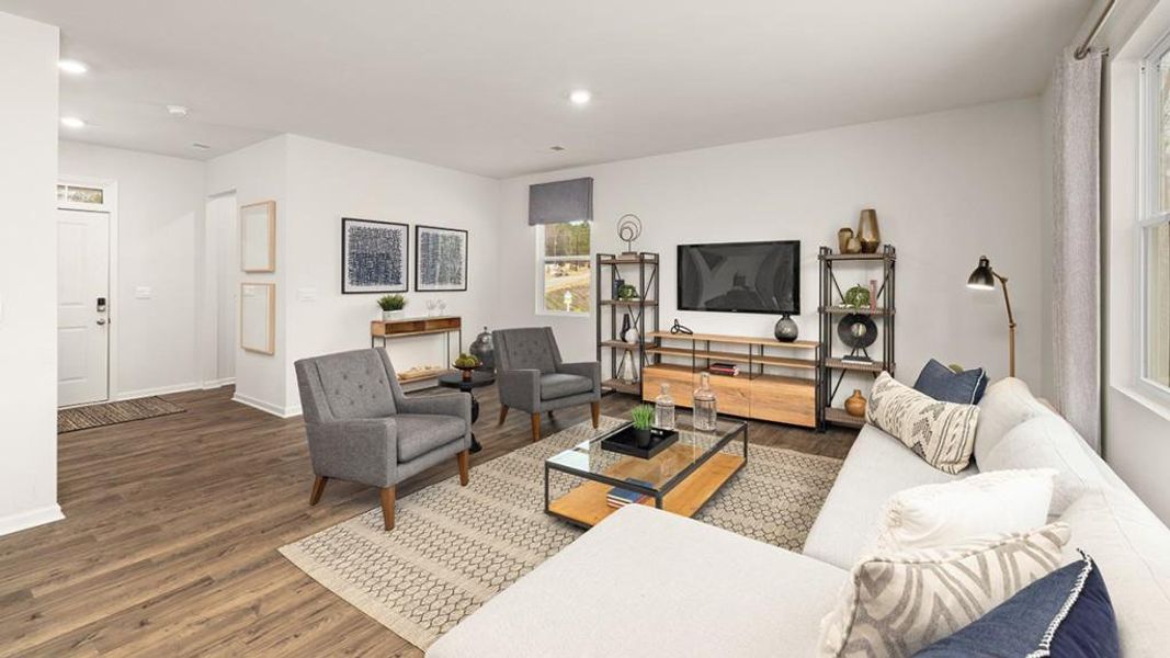 Furnished interior view inside a new home in Sheffield Highlands, Dallas (Image 21).