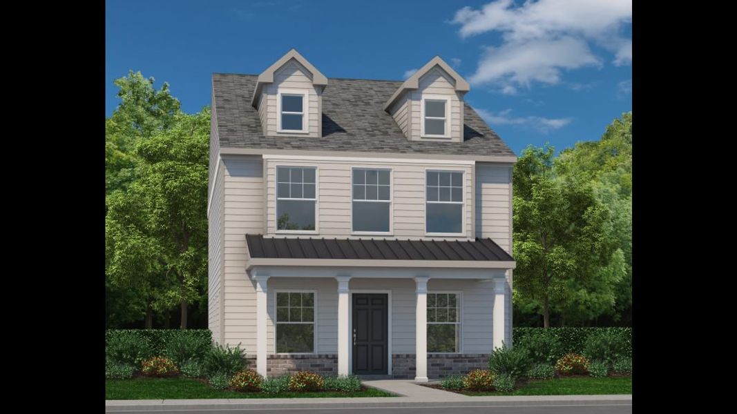 Representative exterior photo of a completed home built from the Wilson by Piedmont Residential in Magnolia Trace, Flowery Branch, GA (Image 3).