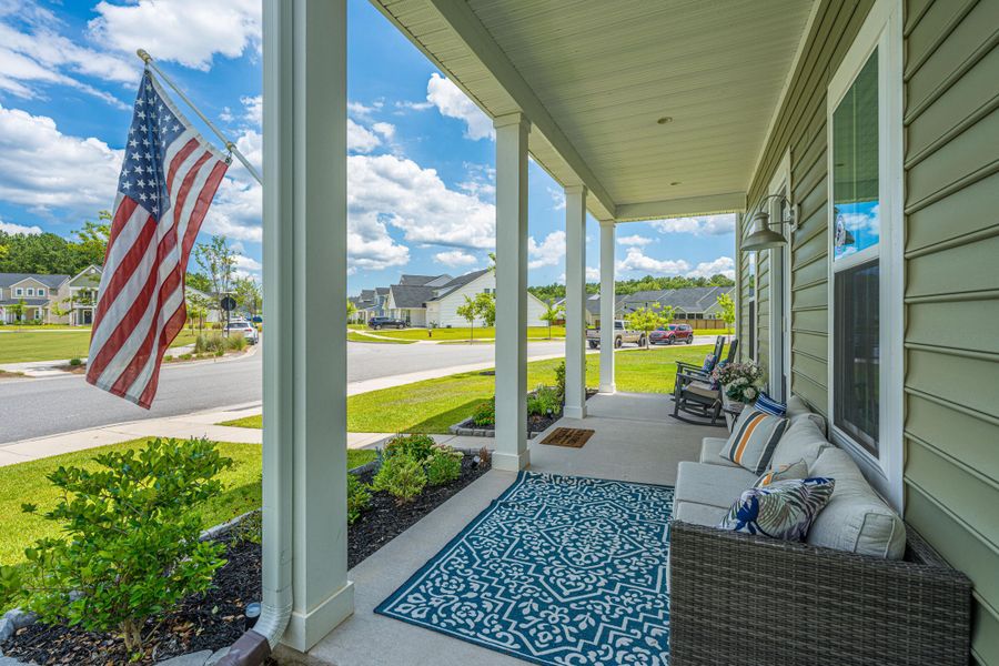 Exterior details and patio area of a home in , Summerville (Image 28). Exterior details and patio area of a home in , Summerville (Image 28).