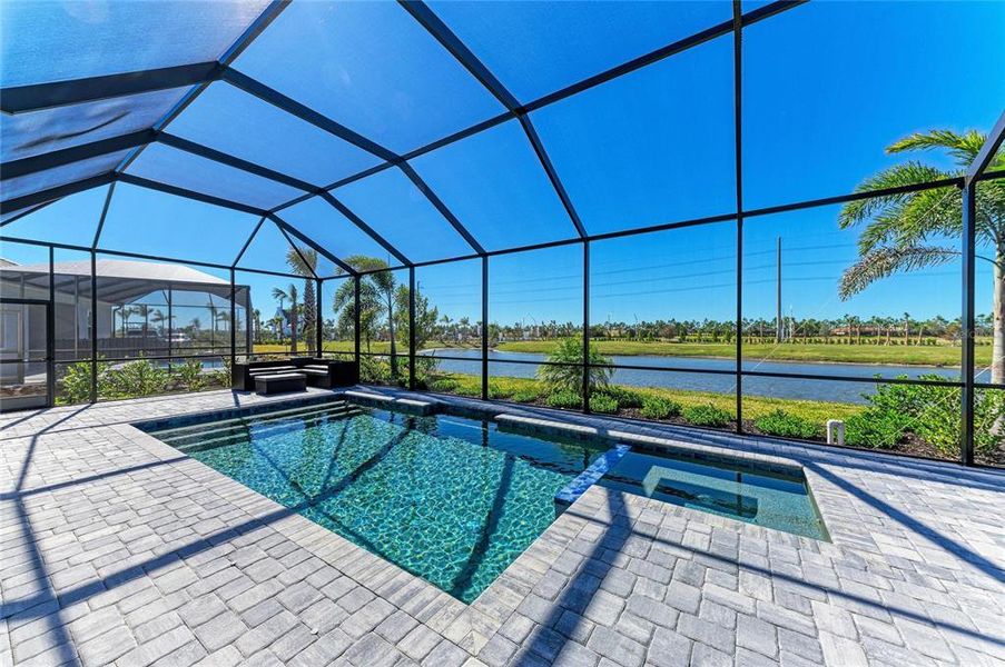 Exterior details and patio area of a home in Calusa Country Club, Lakewood Ranch (Image 28).
