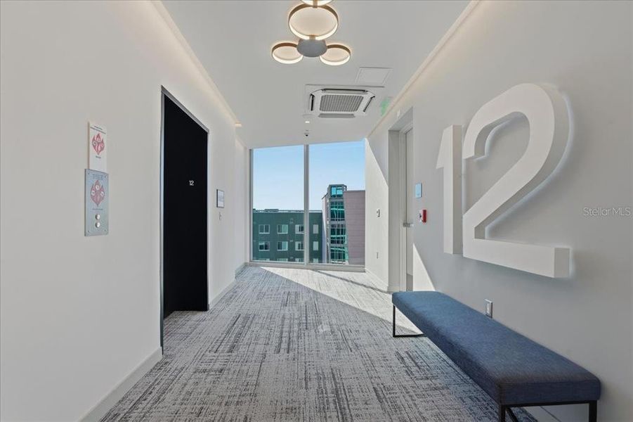 Furnished interior view inside a new home in , St. Petersburg (Image 17).