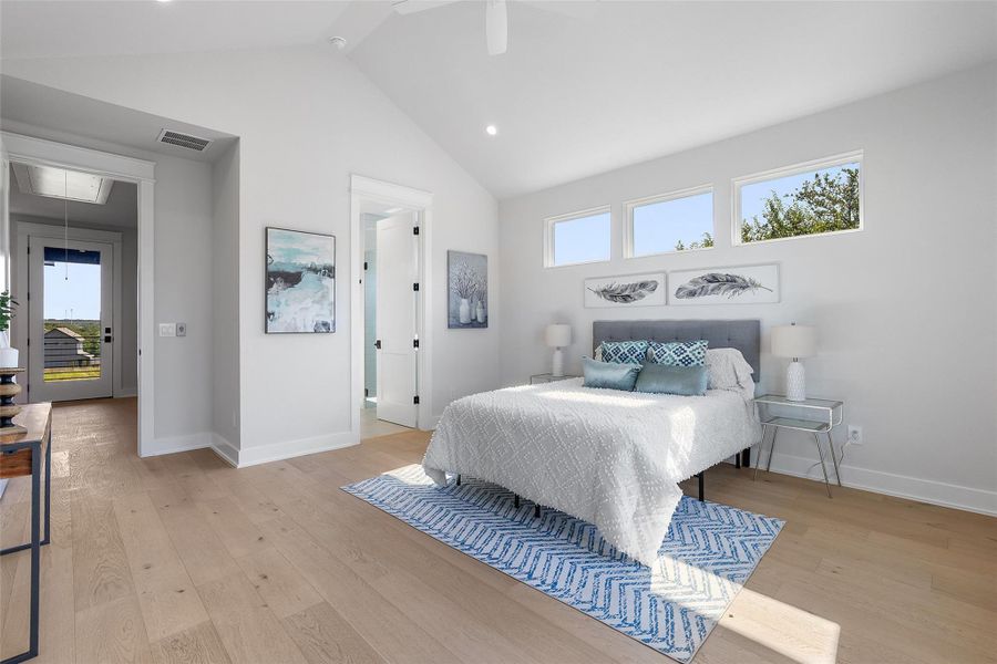 Furnished interior view inside a new home in , Austin (Image 9). Furnished interior view inside a new home in , Austin (Image 9).