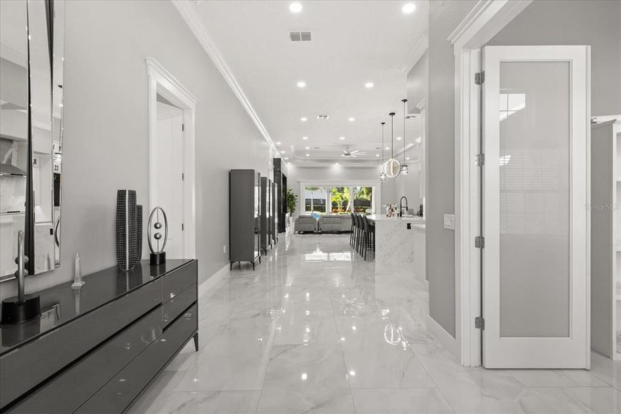 Furnished interior view inside a new home in , Clermont (Image 9). Furnished interior view inside a new home in , Clermont (Image 9).