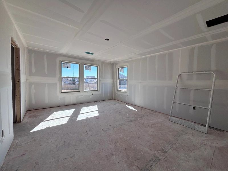 In-progress construction of a new home in The Colony 45s, Bastrop, TX (Image 13).