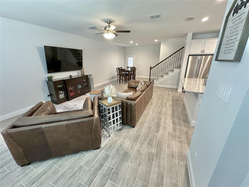 Furnished interior view inside a new home in , Watauga (Image 16). Furnished interior view inside a new home in , Watauga (Image 16).