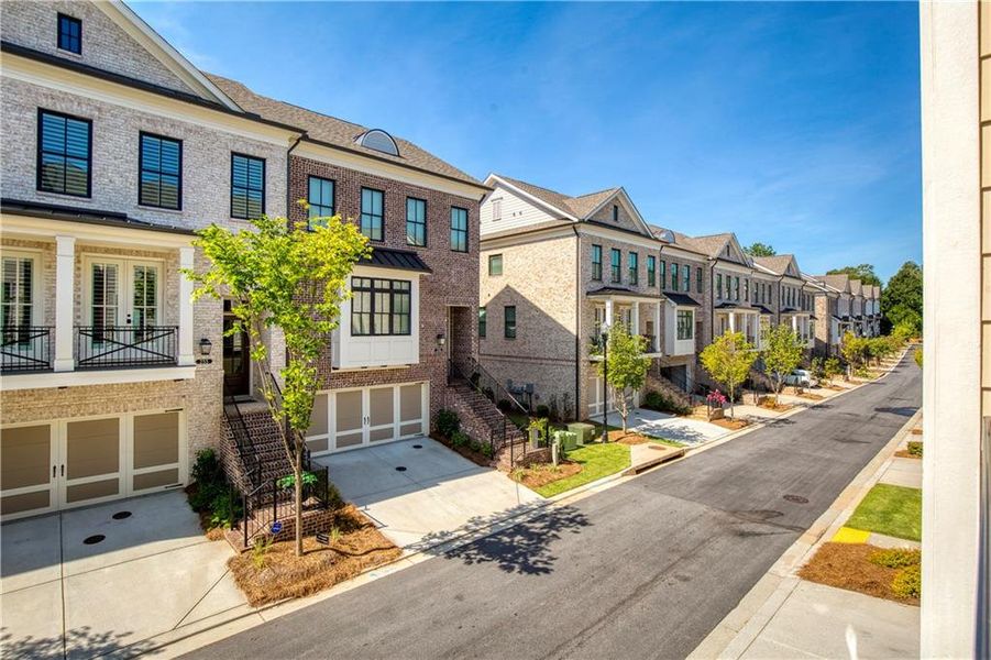 Front exterior of a new home in , Alpharetta, GA, highlighting curb appeal (Image 28).