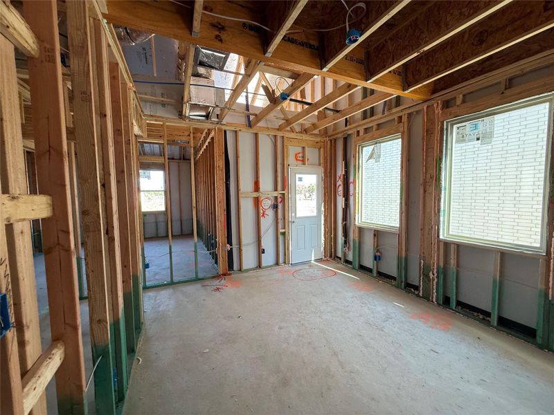 In-progress construction of a new home in The Cottages at La Cima, San Marcos, TX (Image 14).