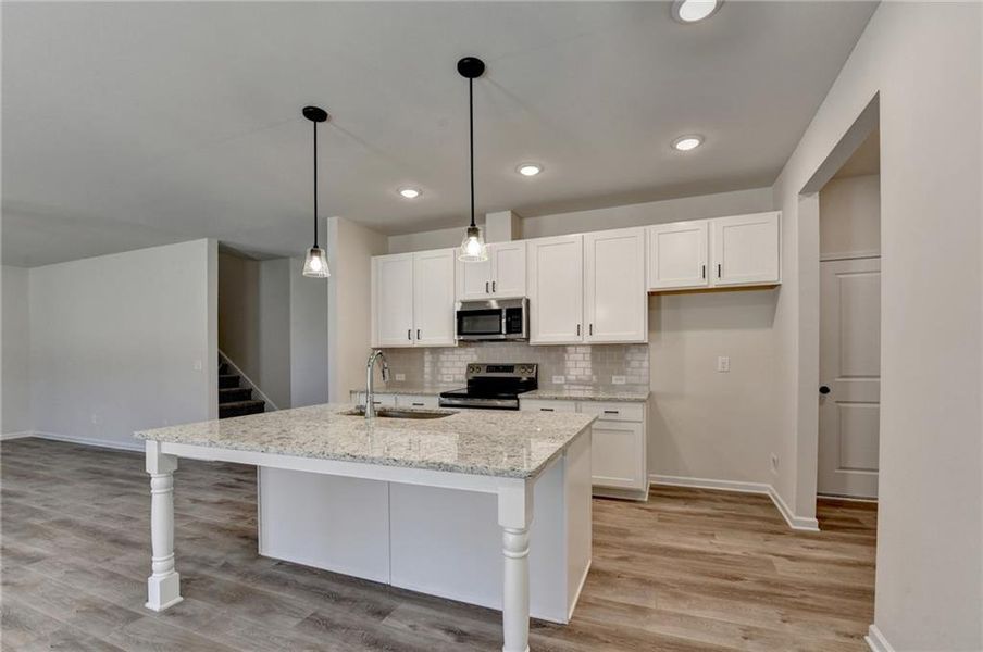 Furnished interior view inside a new home in , Dacula (Image 12).