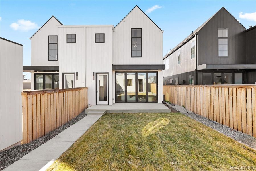 Exterior details and patio area of a home in , Denver (Image 3).