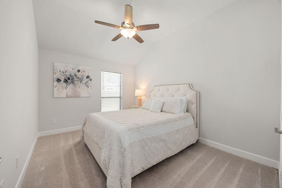 Furnished interior view inside a new home in The Highlands, Porter (Image 36).