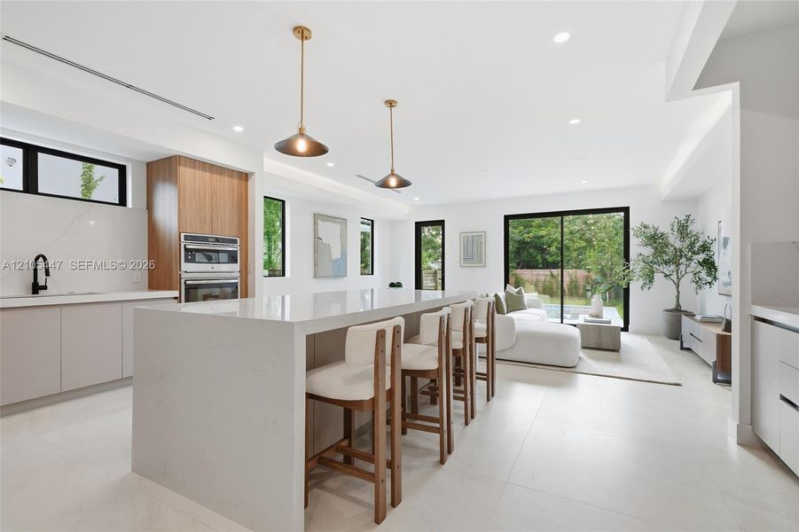 Furnished interior view inside a new home in , Miami (Image 7).