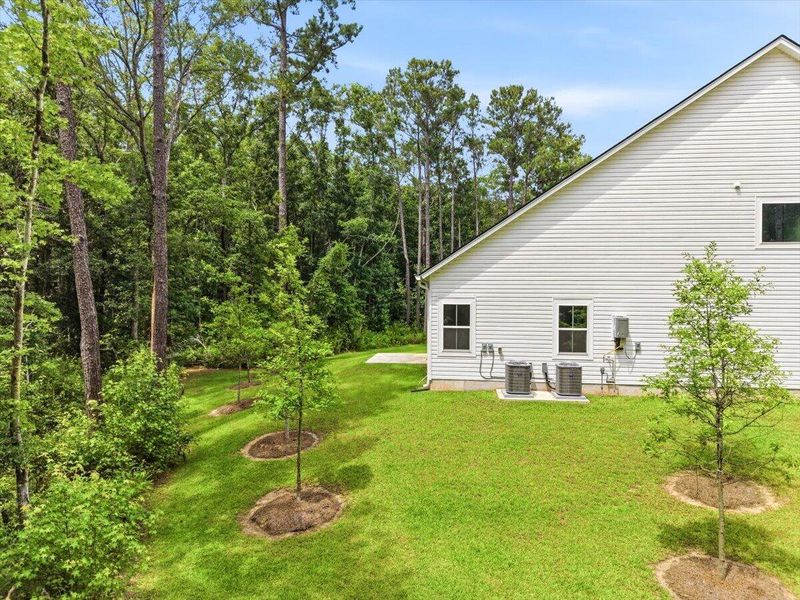 Exterior details and patio area of a home in Limehouse Village: Arbor Series, Summerville (Image 4).