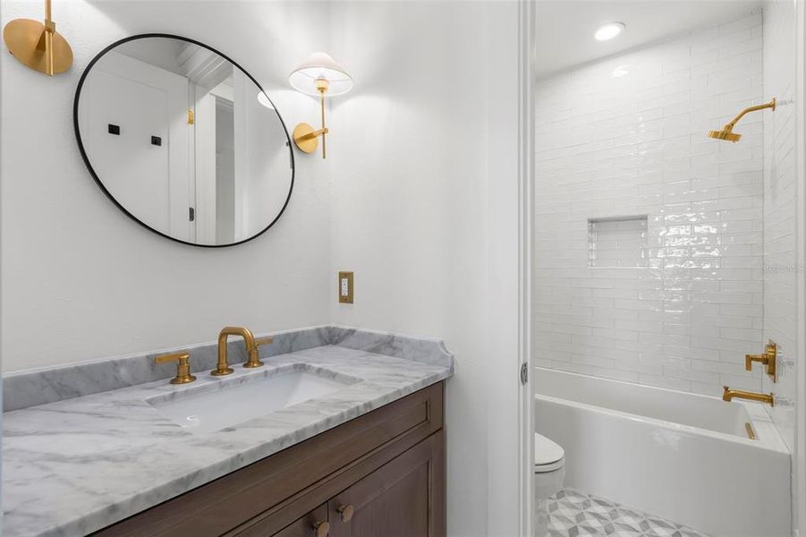 Furnished interior view inside a new home in , St. Petersburg (Image 9).