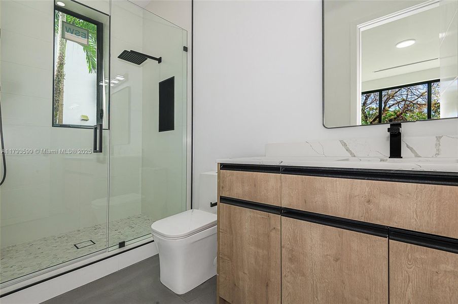 Furnished interior view inside a new home in , Miami (Image 5).