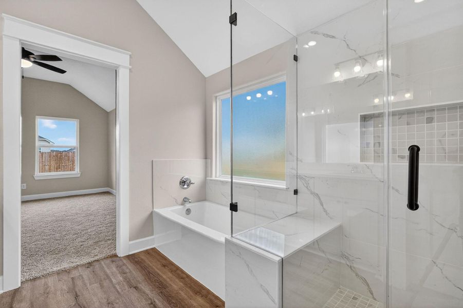 Furnished interior view inside a new home in , Snook (Image 10).