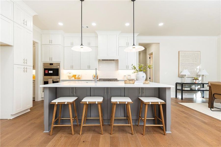 Furnished interior view inside a new home in , Atlanta (Image 4).
