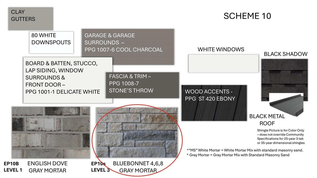 Sample of building materials used in homes in , Austin (Image 31).