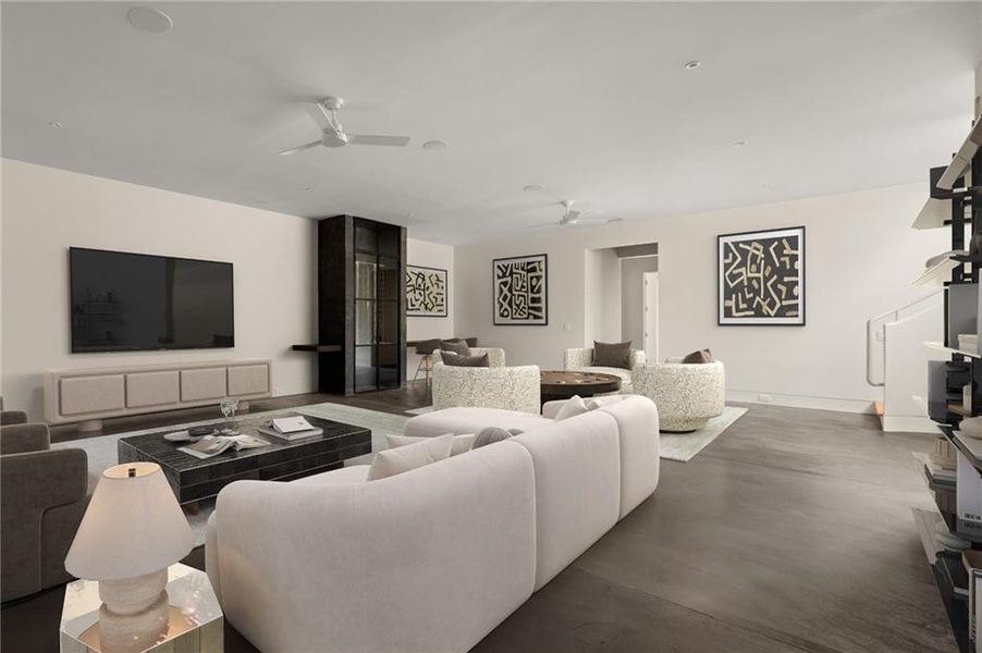 Furnished interior view inside a new home in , Chattahoochee Hills (Image 37). Furnished interior view inside a new home in , Chattahoochee Hills (Image 37).