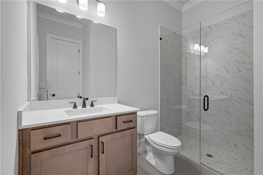 Furnished interior view inside a new home in , Canton (Image 13).