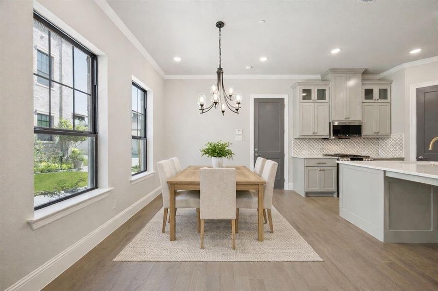Furnished interior view inside a new home in Parkland, Fort Worth (Image 6).
