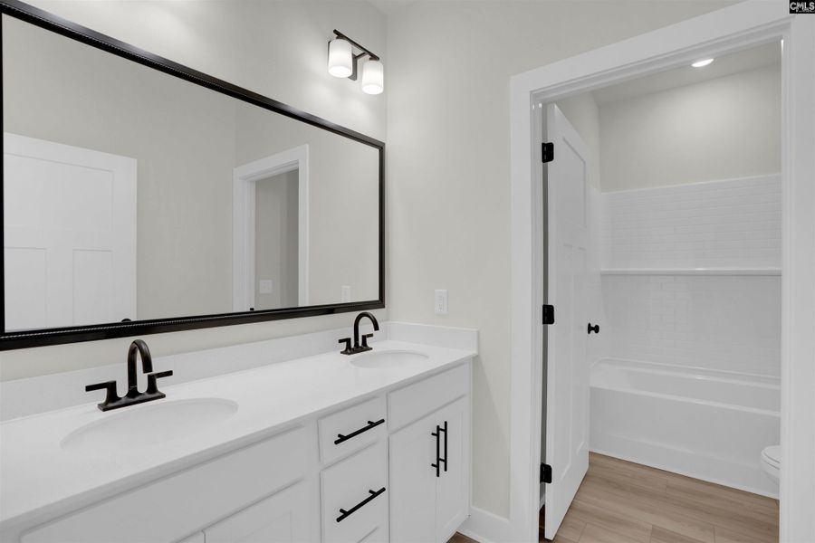 Furnished interior view inside a new home in Old Charleston Acres, Pelion (Image 5).
