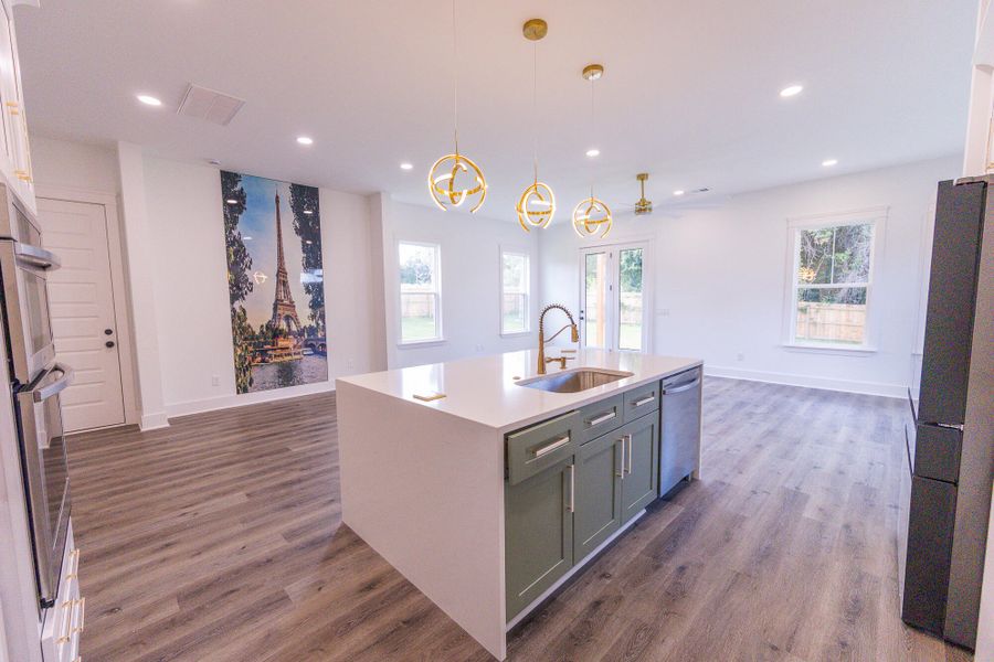 Furnished interior view inside a new home in , North Charleston (Image 12).