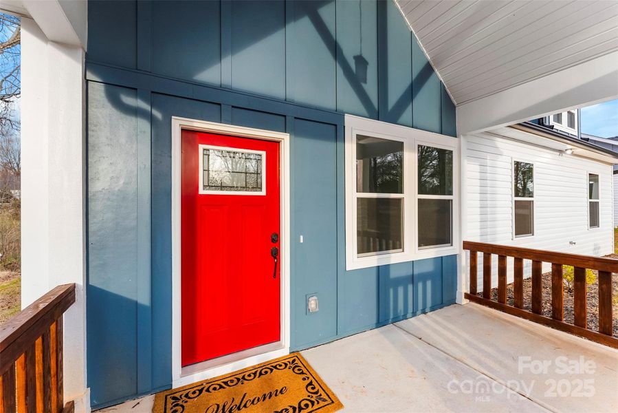 Exterior details and patio area of a home in , Cherryville (Image 4).