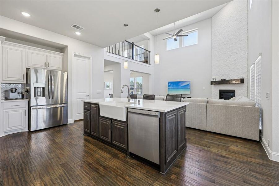 Furnished interior view inside a new home in Mockingbird Heights, Midlothian (Image 32).