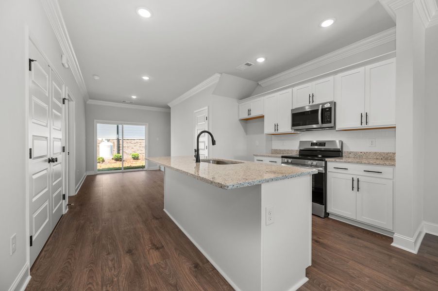 Furnished interior view inside a new home in Saddlebrook, Murfreesboro (Image 11).