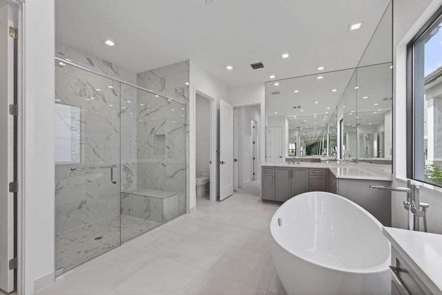 Furnished interior view inside a new home in Apex at Avenir, Palm Beach Gardens (Image 4).