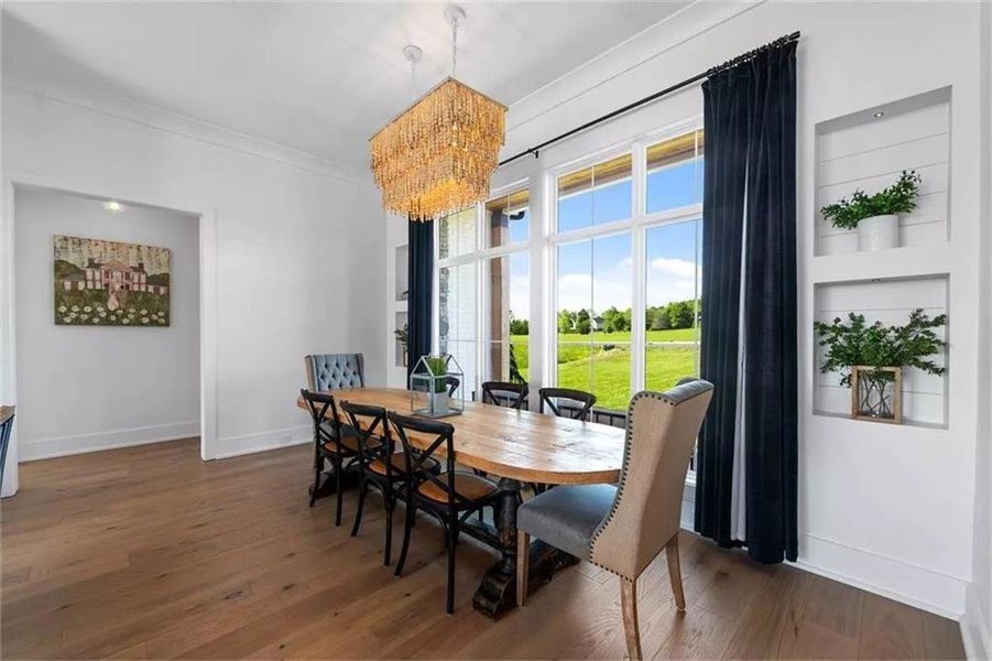 Furnished interior view inside a new home in , Fayetteville (Image 11). Furnished interior view inside a new home in , Fayetteville (Image 11).