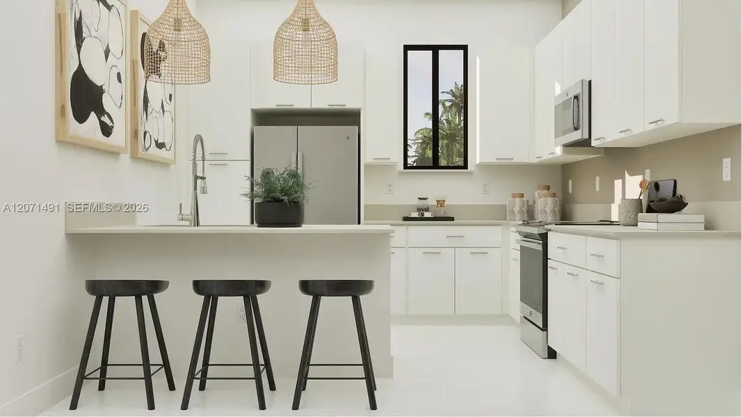 Furnished interior view inside a new home in Altessa at Wilton Manors, Wilton Manors (Image 4).
