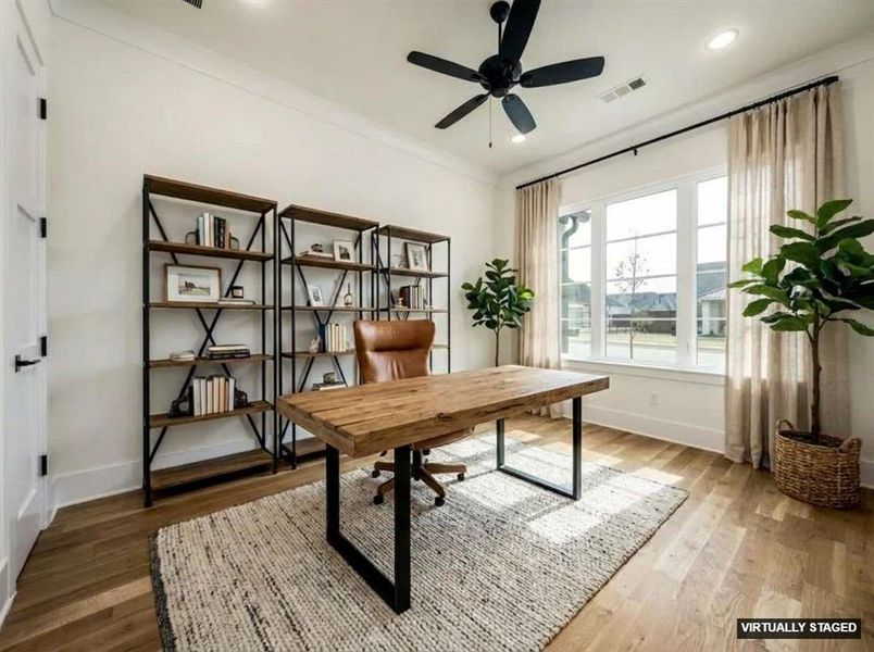 Furnished interior view inside a new home in , Denton (Image 24).