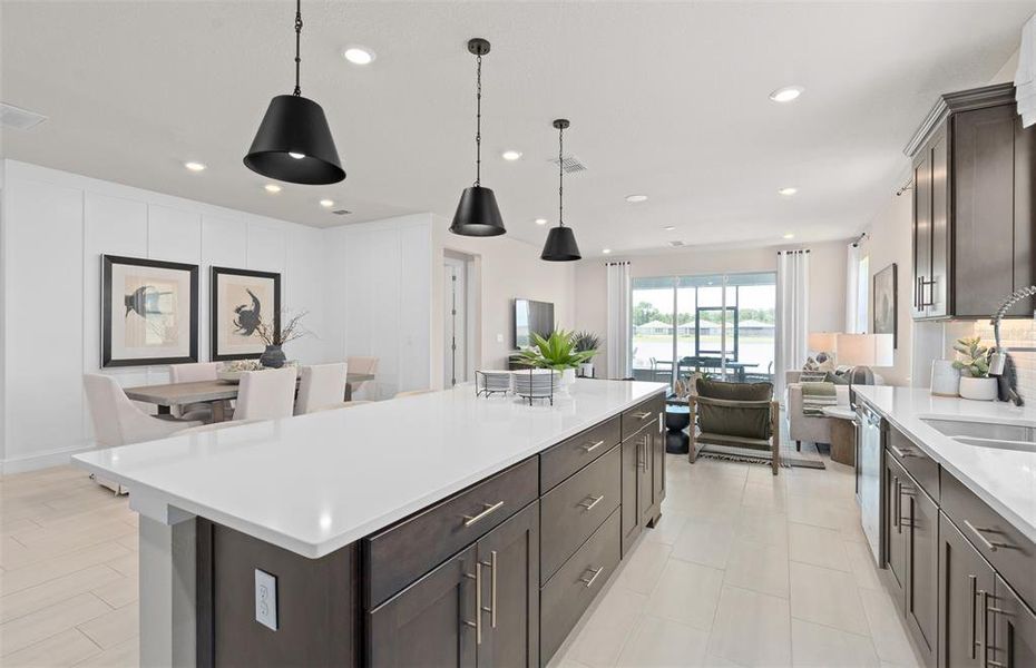 Furnished interior view inside a new home in Del Webb Sunbridge, St. Cloud (Image 23).