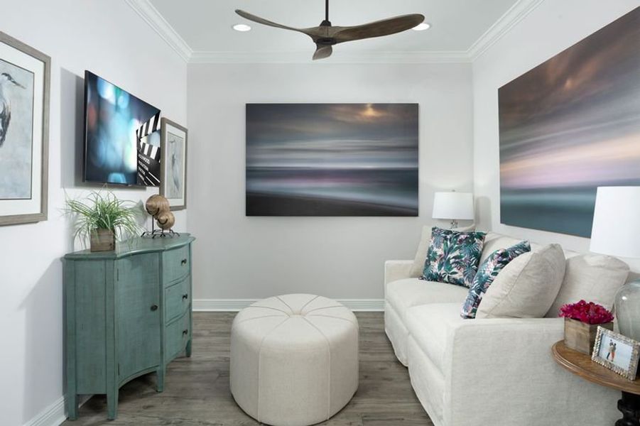 Representative furnished interior of a home built from the Nevis by Minto Communities in Latitude Margaritaville Watersound, Panama City Beach (Image 4). Representative furnished interior of a home built from the Nevis by Minto Communities in Latitude Margaritaville Watersound, Panama City Beach (Image 4).