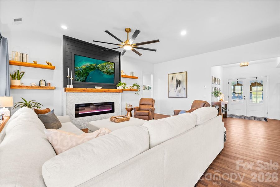 Furnished interior view inside a new home in , Salisbury (Image 38).