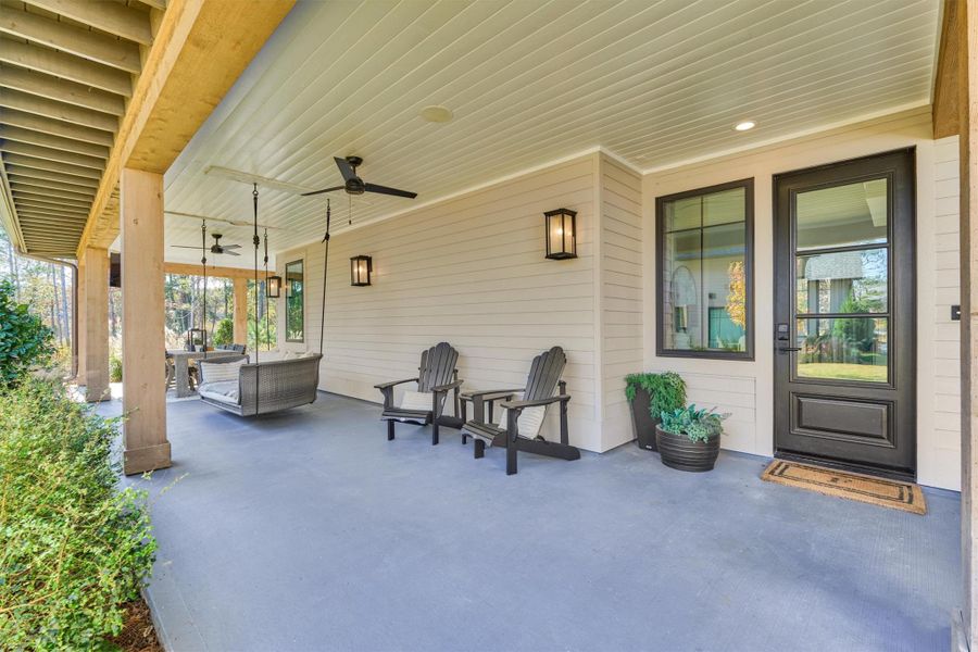 Exterior details and patio area of a home in , Montgomery (Image 25).