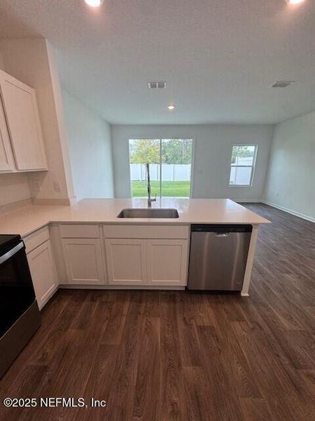 Furnished interior view inside a new home in The Landing, Middleburg (Image 16).