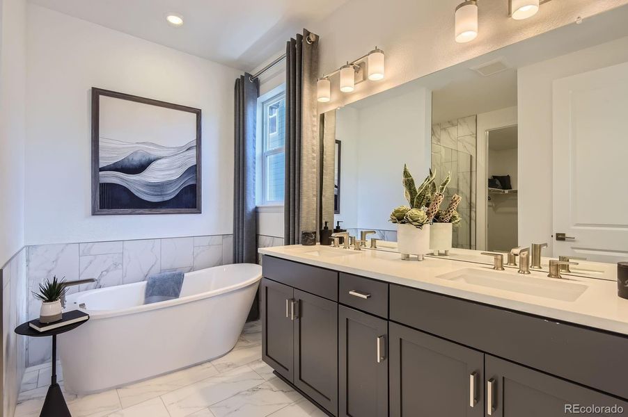 Furnished interior view inside a new home in , Parker (Image 15).