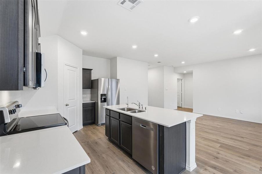 Furnished interior view inside a new home in , Princeton (Image 4).