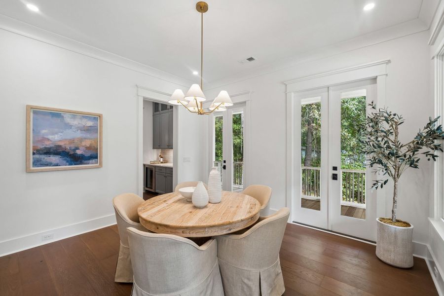 Furnished interior view inside a new home in , Mount Pleasant (Image 54).