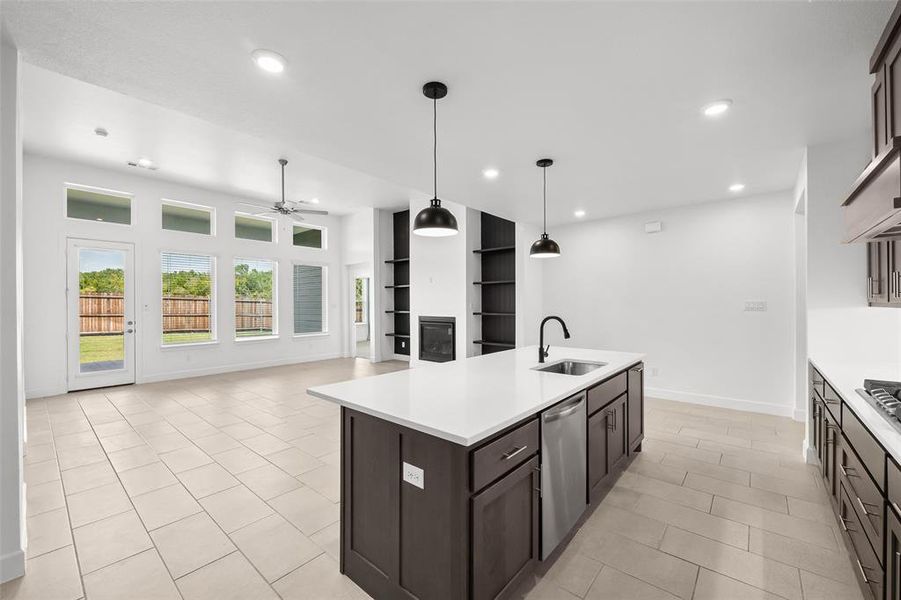 Furnished interior view inside a new home in , Anna (Image 8). Furnished interior view inside a new home in , Anna (Image 8).