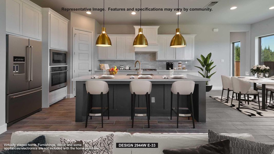 Furnished interior view inside a new home in Candela, Richmond (Image 4).
