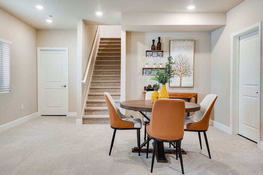 Furnished interior view inside a new home in Westside Crossing, Berthoud (Image 27).