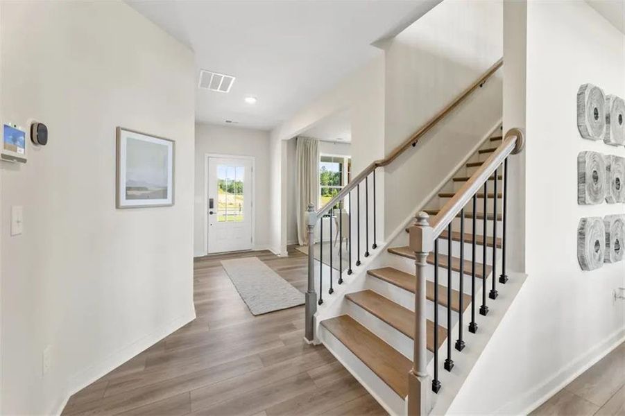Spacious, unfurnished interior of a new home in Echo Grove, Cumming (Image 20). Spacious, unfurnished interior of a new home in Echo Grove, Cumming (Image 20).