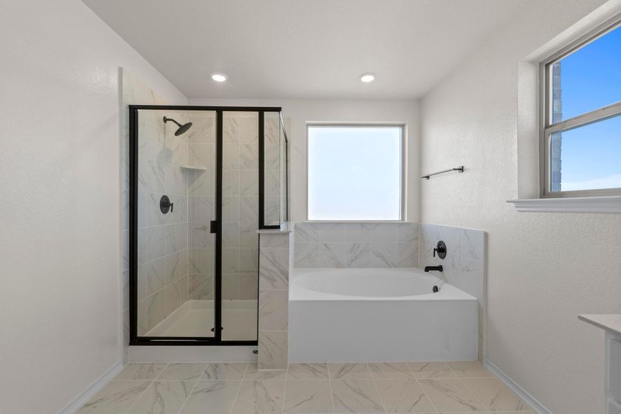 Furnished interior view inside a new home in Salerno - Classic Collection, Round Rock (Image 12).